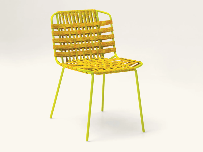 TELAR - Synthetic fibre garden chair _ Paola Lenti